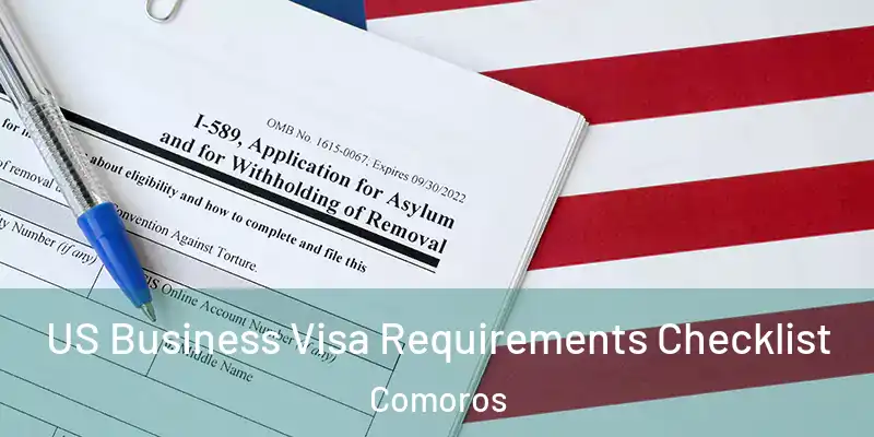  US Business Visa Requirements Checklist Comoros